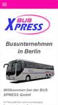 Mobile Screenshot of bus-xpress.de