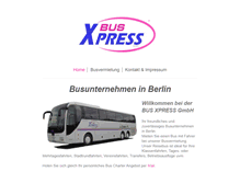 Tablet Screenshot of bus-xpress.de